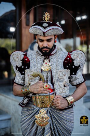 mr. nilame nilame adum light maroon tusker nilame kit wedding sri lanka